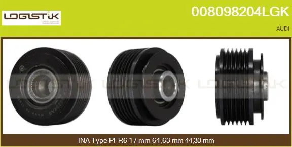 Belt Pulley, alternator (008098204LGK)