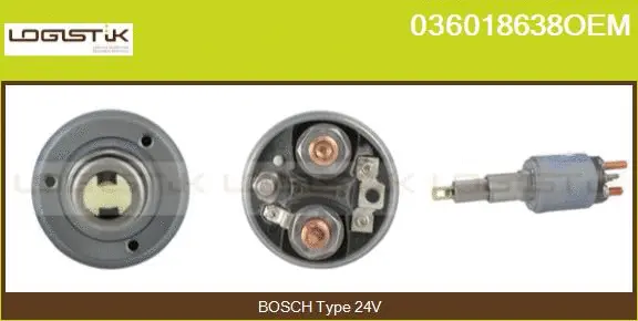 Solenoid Switch, starter (036018638OEM)