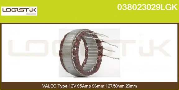 Stator, alternator (038023029LGK)