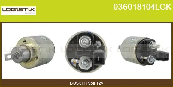 Solenoid Switch, starter (036018104LGK)