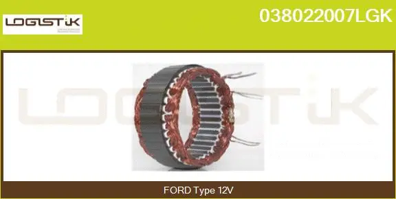 Stator, alternator (038022007LGK)