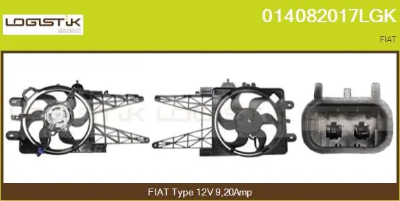 Electric Motor, radiator fan (014082017LGK)