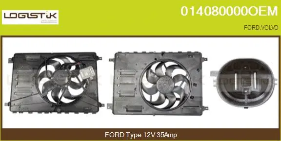 Electric Motor, radiator fan (014080000OEM)