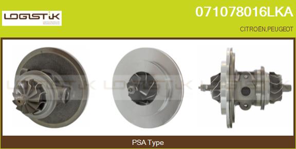 Core assembly, turbocharger (071078016LKA)