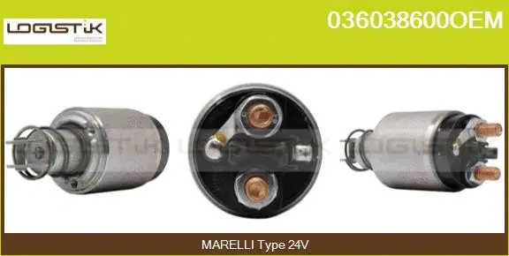 Solenoid Switch, starter (036038600OEM)