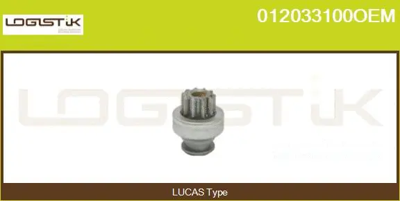 Pinion, starter (012033100OEM)