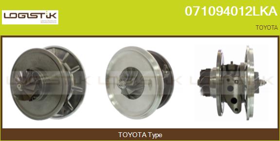 Core assembly, turbocharger (071094012LKA)