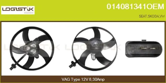 Fan, engine cooling (014081341OEM)
