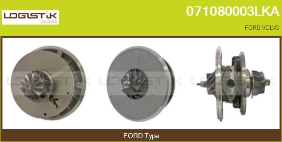 Core assembly, turbocharger (071080003LKA)