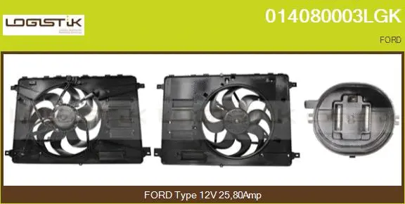 Electric Motor, radiator fan (014080003LGK)