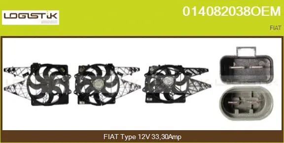 Electric Motor, radiator fan (014082038OEM)