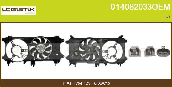 Electric Motor, radiator fan (014082033OEM)