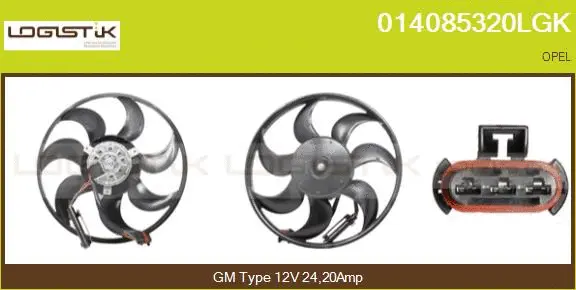 Fan, engine cooling (014085320LGK)