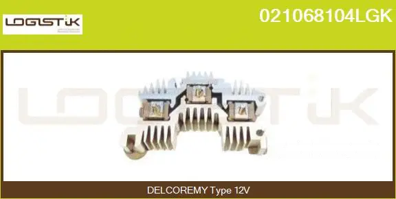 Rectifier, alternator (021068104LGK)