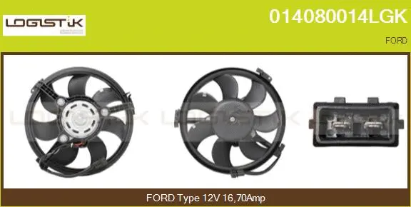 Electric Motor, radiator fan (014080014LGK)