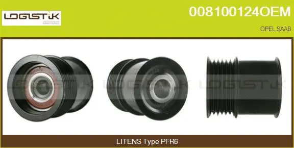 Belt Pulley, alternator (008100124OEM)