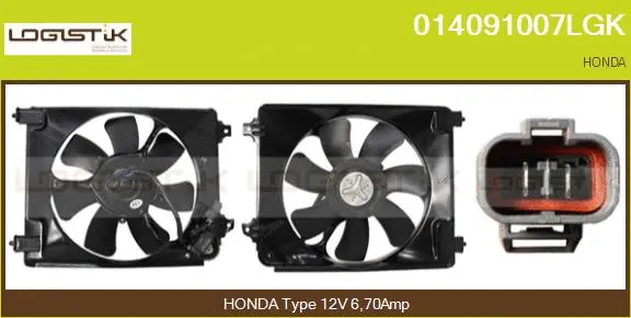 Electric Motor, radiator fan (014091007LGK)