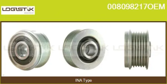 Belt Pulley, alternator (008098217OEM)