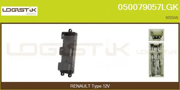 Switch, window regulator (050079057LGK)