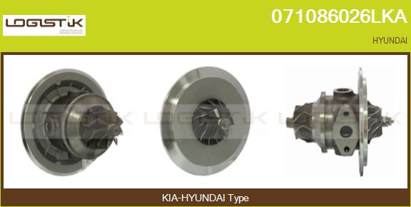 Core assembly, turbocharger (071086026LKA)