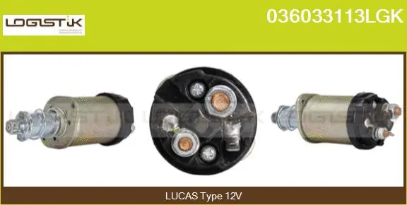 Solenoid Switch, starter (036033113LGK)