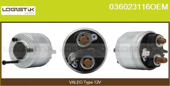 Solenoid Switch, starter (036023116OEM)