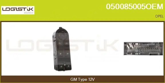 Switch, window regulator (050085005OEM)