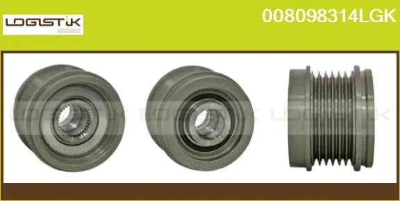 Belt Pulley, alternator (008098314LGK)