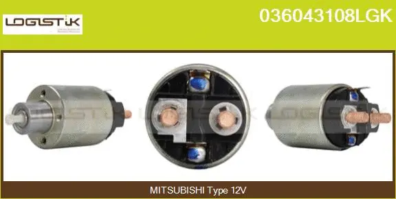 Solenoid Switch, starter (036043108LGK)