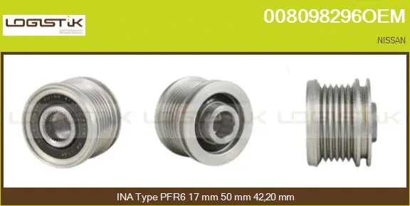 Belt Pulley, alternator (008098296OEM)