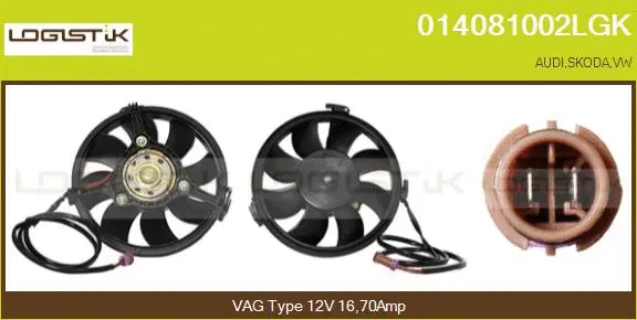 Electric Motor, radiator fan (014081002LGK)