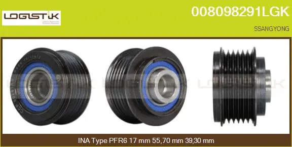 Belt Pulley, alternator (008098291LGK)