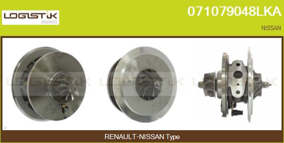 Core assembly, turbocharger (071079048LKA)