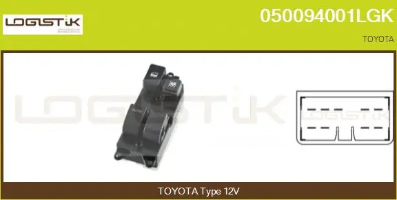 Switch, window regulator (050094001LGK)