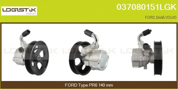 Hydraulic Pump, steering (037080151LGK)