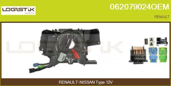 Clockspring, airbag (062079024OEM)