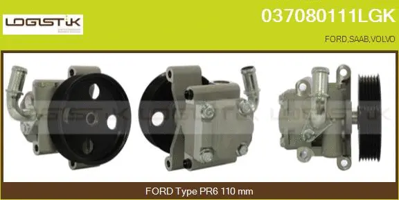 Hydraulic Pump, steering (037080111LGK)