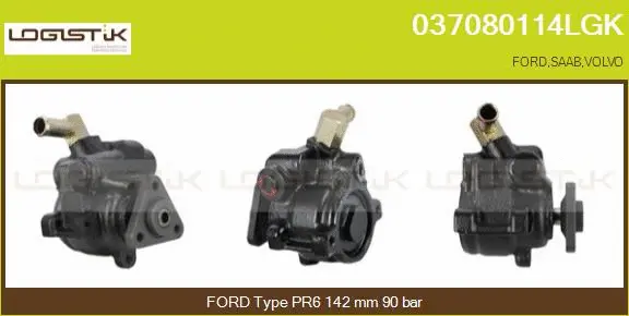 Hydraulic Pump, steering (037080114LGK)