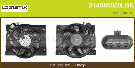 Electric Motor, radiator fan (014085020LGK)