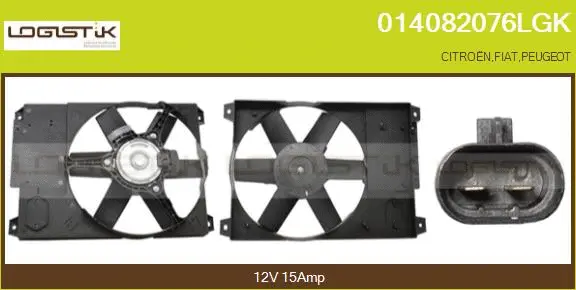 Electric Motor, radiator fan (014082076LGK)