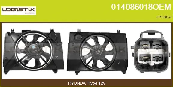 Electric Motor, radiator fan (014086018OEM)