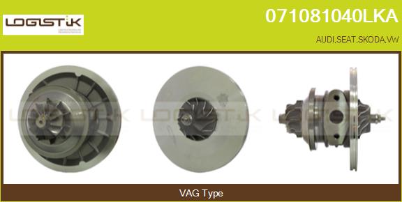 Core assembly, turbocharger (071081040LKA)