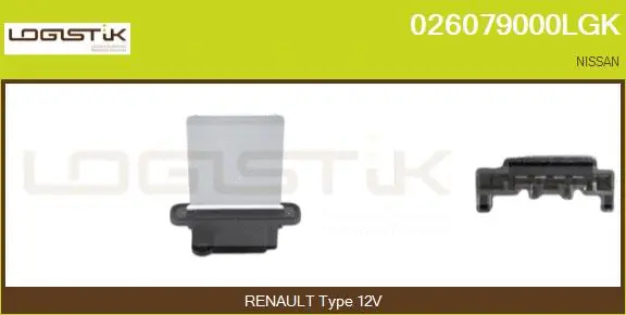 Resistor, interior blower (026079000LGK)