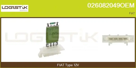 Resistor, interior blower (026082049OEM)