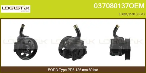 Hydraulic Pump, steering (037080137OEM)