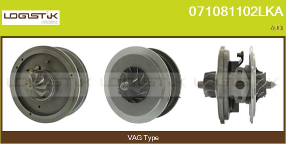 Core assembly, turbocharger (071081102LKA)