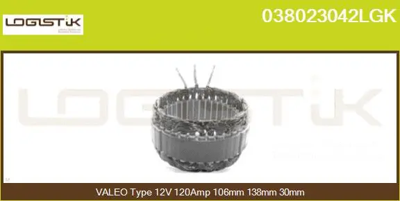 Stator, alternator (038023042LGK)