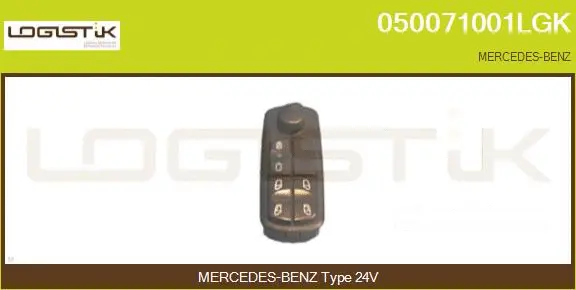 Switch, window regulator (050071001LGK)