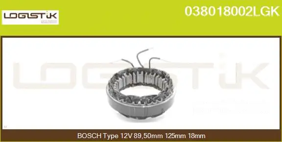 Stator, alternator (038018002LGK)