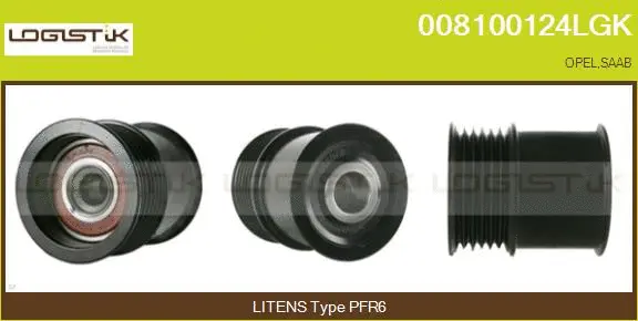 Belt Pulley, alternator (008100124LGK)